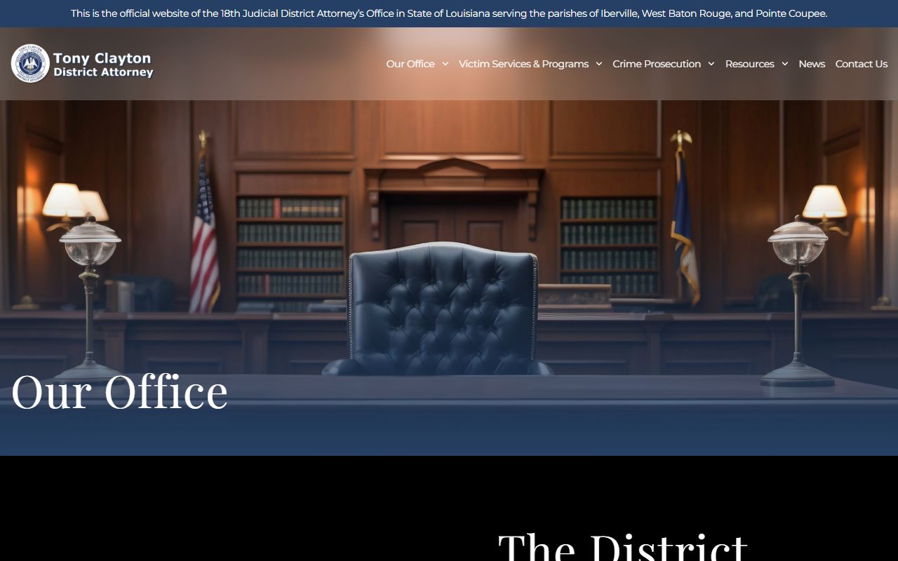 Pointe Coupee Parish court charges after arrest District Attorney role