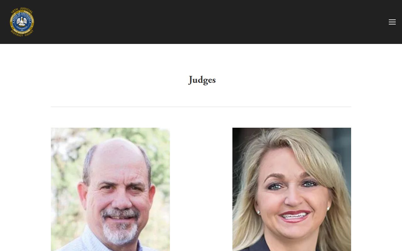 Pointe Coupee Parish court dockets 18th JDC judges and division contacts